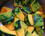 A picture of step 3 of Simmerd japanese squash for the winter solstice.