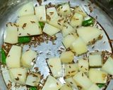 A picture of step 1 of Bhagar sama (barnyard millet).