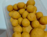 Foto langkah ke 5 dari resep "Klepon" Ubi Kuah Santan (Kolak Biji Salak Lembut Isi Susu).