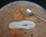 A picture of step 3 of Paneer Roll.