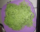 Foto langkah ke 5 dari resep Mie Tek-tek Sawi Hijau.