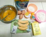 Foto langkah ke 1 dari resep Bolu pisang 3 telur Montok.