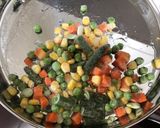 A picture of step 3 of Instant pot sambar rice / sadham.