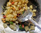Foto langkah ke 3 dari resep Tumis Buncis + Cecek.