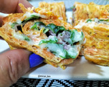 Foto del paso 7 de la receta: Rollo de zanahoria con crema mascarpone, rúcula y jamón