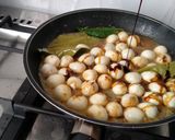 Foto langkah ke 3 dari resep Sate Bacem Telur Puyuh.