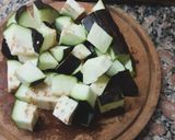 Foto del paso 2 de la receta: Salteado "rústico" de hortalizas 🍅🌶🍆