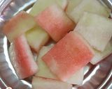 A picture of step 1 of Watermelon Rind Pakoda.