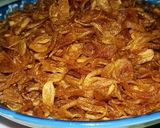 Hình bước làm 6 của món Hành phi thơm giòn ^^