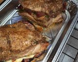 Foto del paso 10 de la receta: Magro cerdo jamón y espárragos y bacon, setas y queso