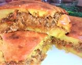 Фото кроку 6 до Открытый пирог с брокколи, курицей и сыром.