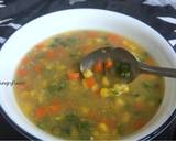 Sweet corn vegetable soup recipe step 7 photo
