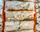 Foto del paso 2 de la receta: Canelones de espinacas, setas, piñones y pasas