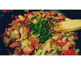 Foto del paso 6 de la receta: Farfalle con chorizo y champiñones