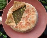 A picture of step 8 of MATAR PARATHA - WINTER DELIGHT.