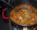 A picture of step 8 of Persian vermicelli soup.