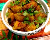 A picture of step 3 of Khattay Aaloo #CookpadSehri.