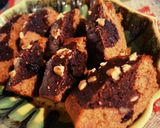 Foto del paso 5 de la receta: Budín húmedo de banana marmolado (integral) 🍌🍫