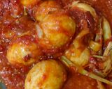 Foto langkah ke 5 dari resep Telur Sambal Ebi.