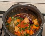 A picture of step 8 of One pot vegetable and dal masala khichdi in pressure cooker.