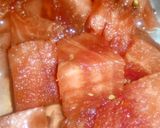 A picture of step 1 of Fresh watermelon juice.
