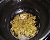 A picture of step 1 of Dum paneer handi masala with Lachha Paratha.