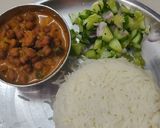 A picture of step 2 of Chana ki Sabji.