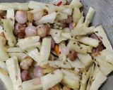 A picture of step 3 of Arrowroot and Shallot Fry.