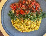 Risotto alla Milanese (Safranrisotto) mit Tomaten-Paprika-Gemüse Rezeptschritt 5 Foto