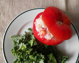 Foto del paso 13 de la receta: Tomate relleno de ensalada de arroz y bacalao