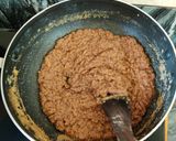 A picture of step 5 of Walnut Halwa.