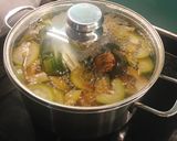Hình bước làm 4 của món Sâm Bí Đao La Hán Quả