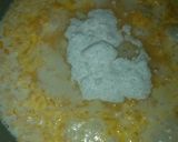 A picture of step 7 of Corn Halwa.