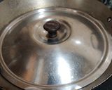 A picture of step 8 of Falahari Matar Paneer..