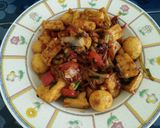 Foto langkah ke 5 dari resep Tahu pedas manis.