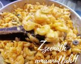 A picture of step 2 of Olives Loaded Cheesy Desi Style Macaroni.