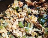 Foto del paso 5 de la receta: Zapallito revuelto con ensalada acompañado de una sopa licuada