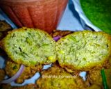 A picture of step 6 of Masala Dalwada with Chutney.