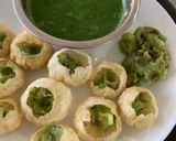 A picture of step 4 of Green spicy panipuri water aka tikha pani.