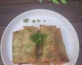 Foto langkah ke 4 dari resep Lumpia Ubi Matcha.