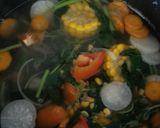Foto langkah ke 6 dari resep Bayam Spesial Wortel Lobak.