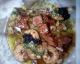 Foto del paso 5 de la receta: Pincho de ternera con langostinos 🦐🦐🦐