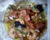 Foto del paso 5 de la receta: Pincho de ternera con langostinos 🦐🦐🦐