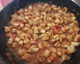 Paradicsomos csípős csirke recept fázis 2 fotója