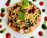 A picture of step 9 of Dal pakwan chaat.