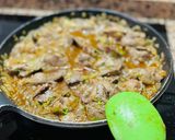 Foto del paso 3 de la receta: Higadito pollo encebollado 🐓 🧅 🧄 🍀🍀🍀