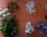 A picture of step 1 of Fried rice.