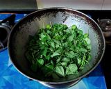 A picture of step 1 of Methi Matar Malai ❤️.