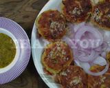 A picture of step 6 of Maggi tikka.