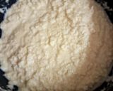 A picture of step 4 of Coconut Halwa.